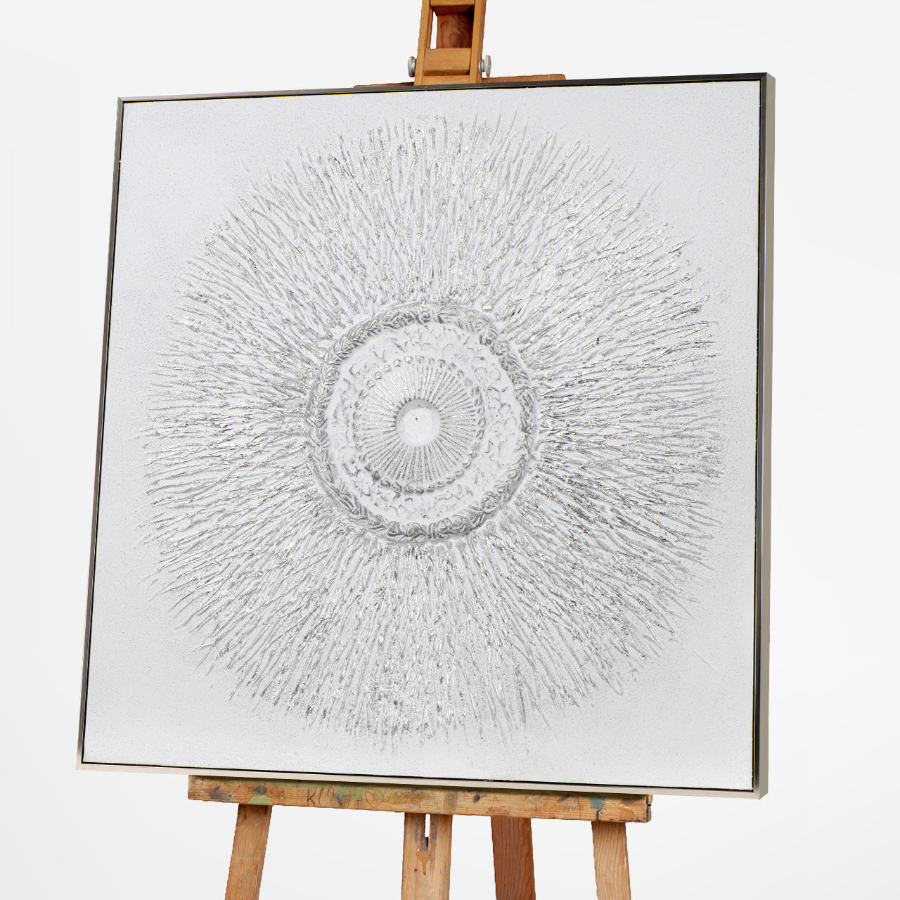 Painting Silver Circle