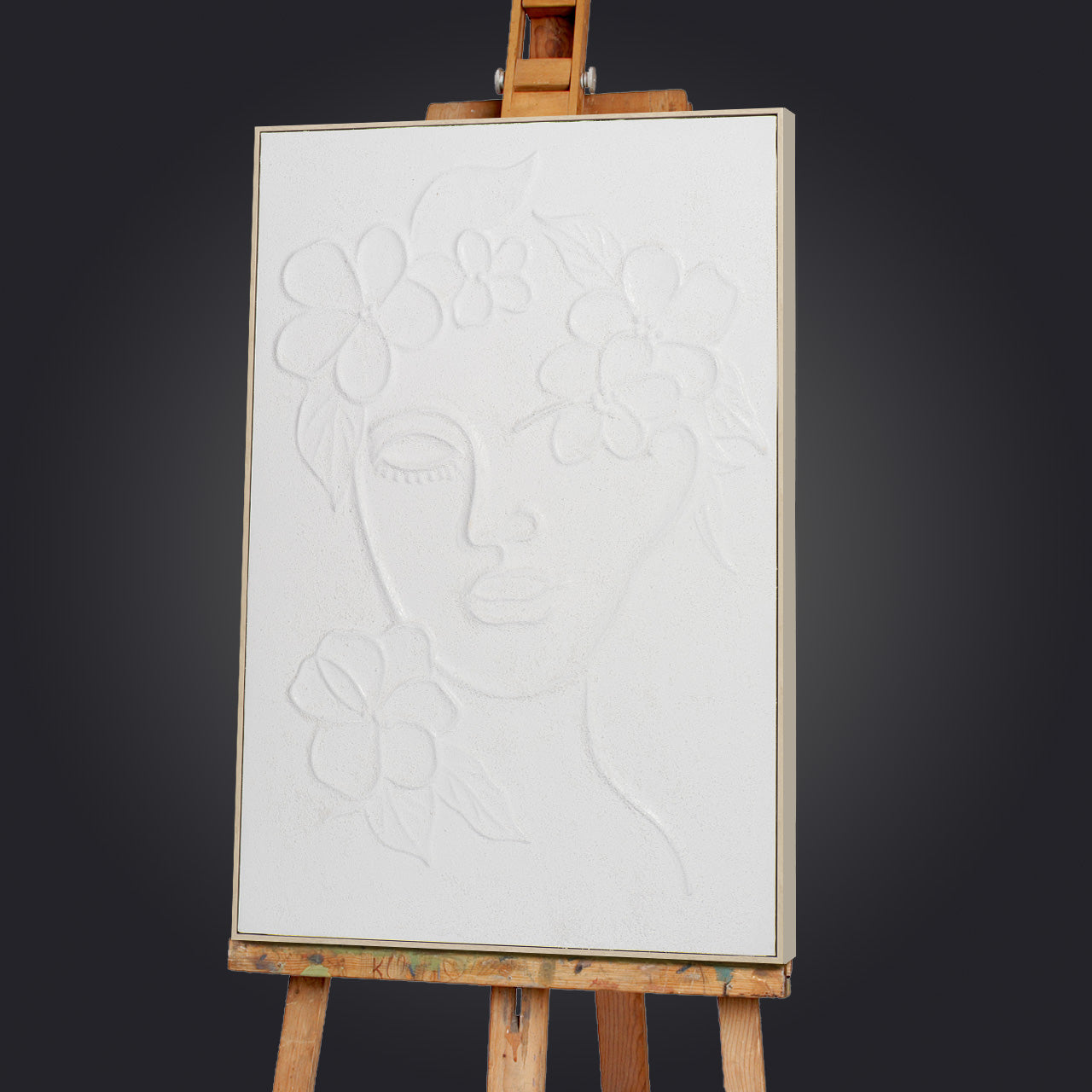 Peinture Dame cachée