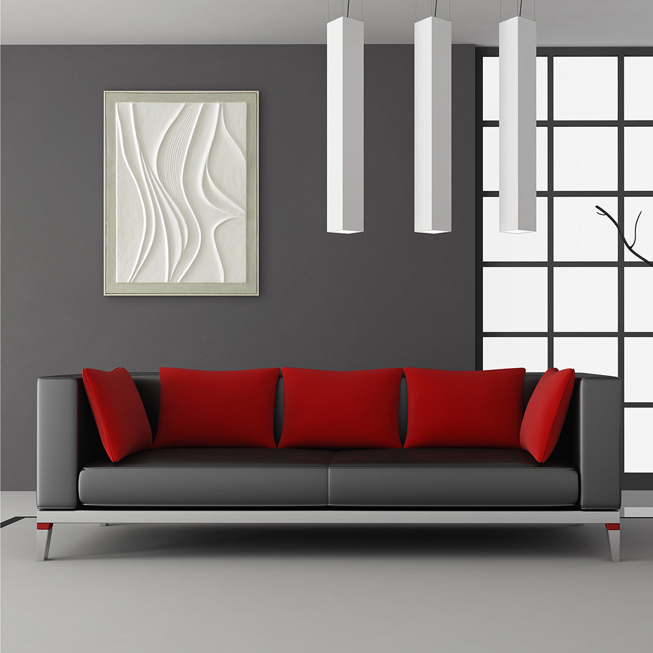 Gemälde Curling Waves