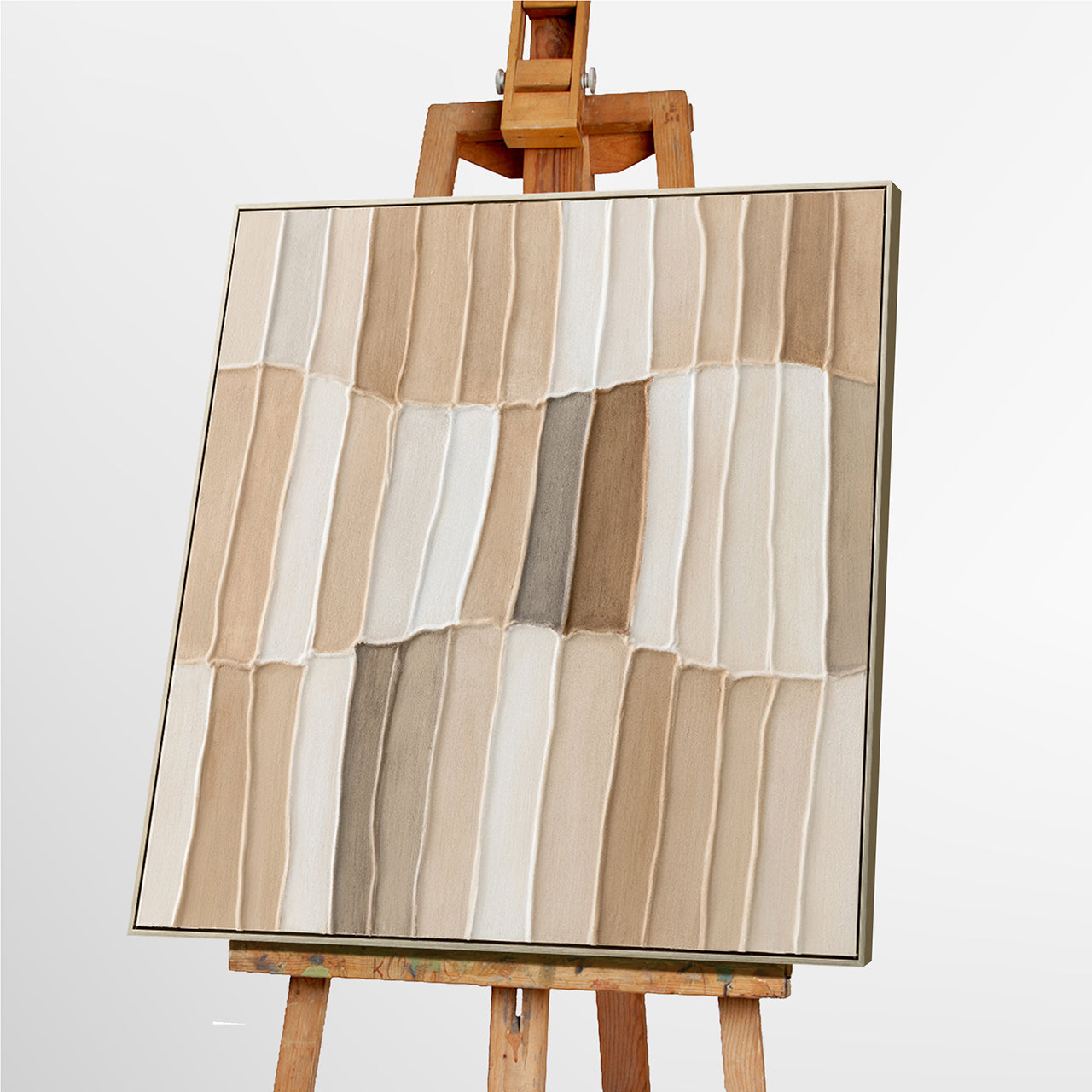 Gemälde Wooden Patchwork