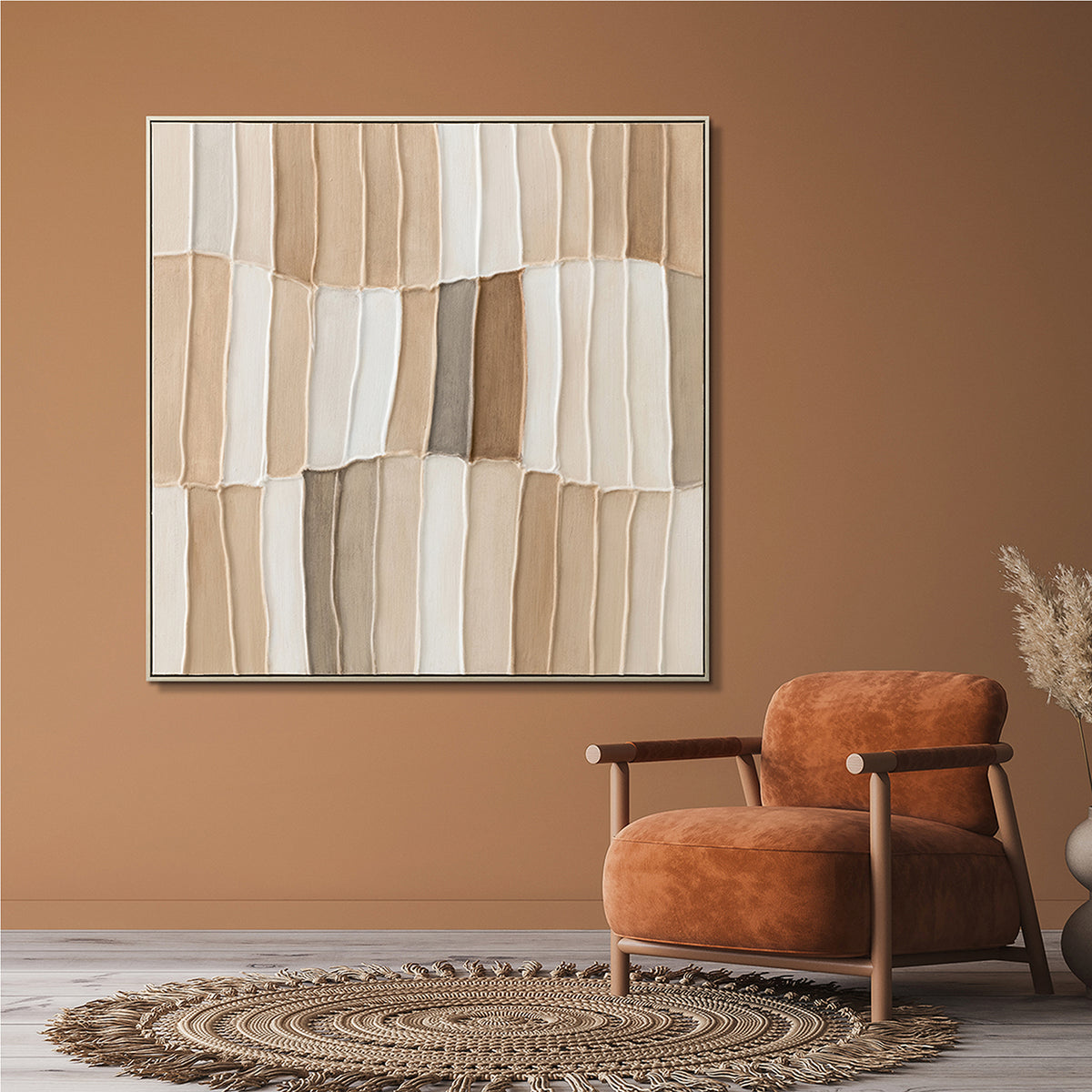 Gemälde Wooden Patchwork