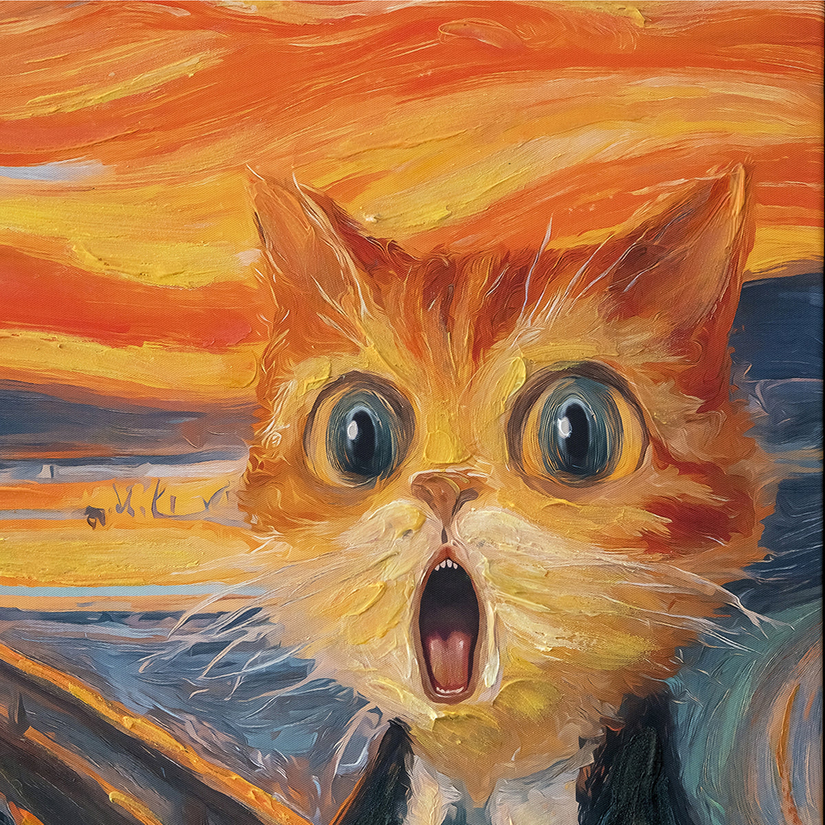 Gemälde The Cat Scream