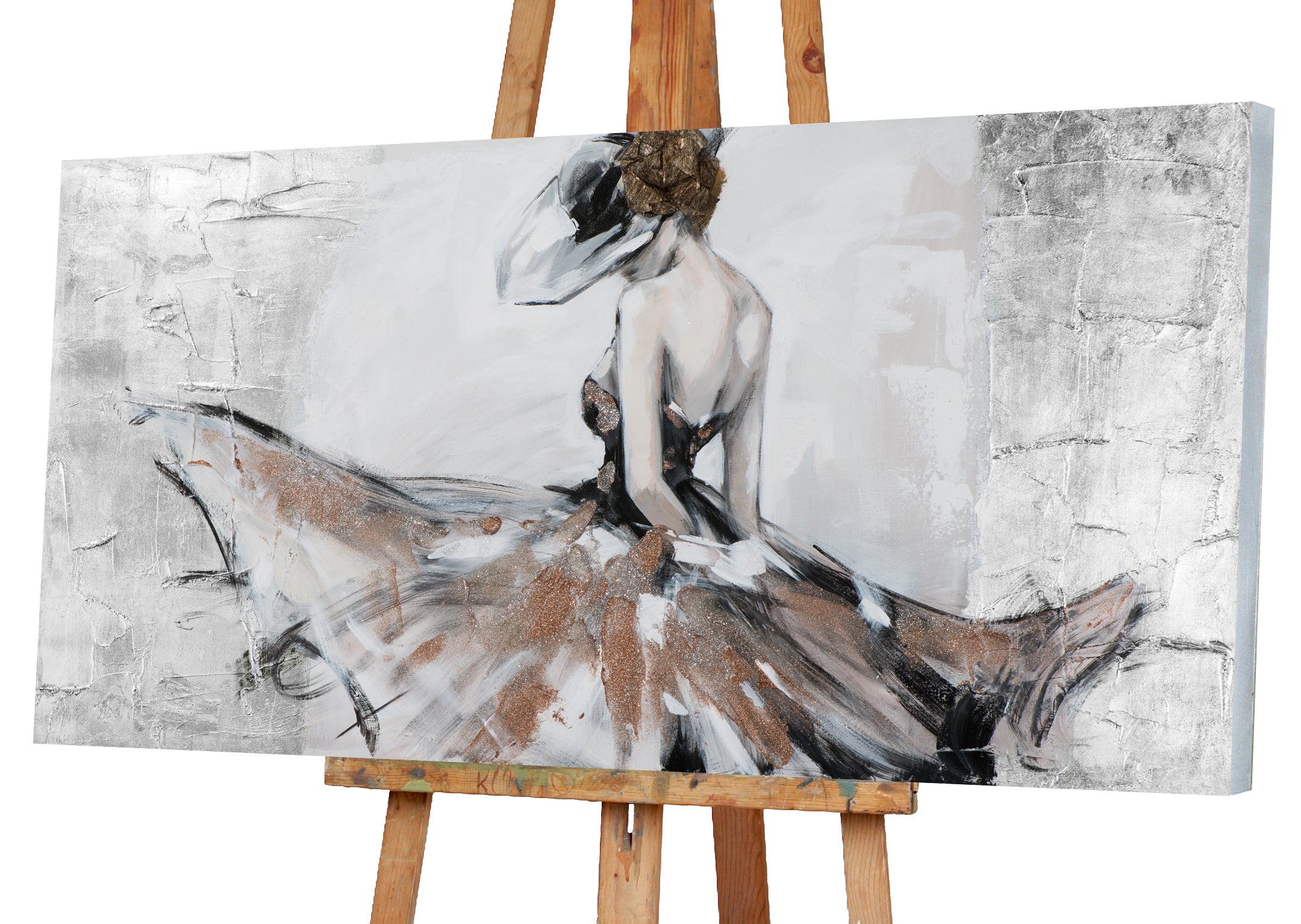 peinture Le rideau tombe