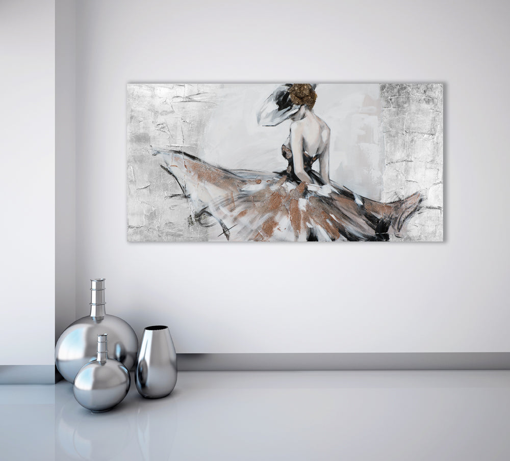 peinture Le rideau tombe