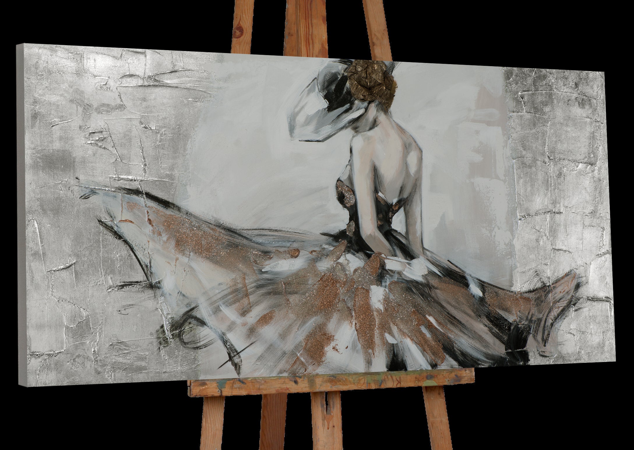peinture Le rideau tombe