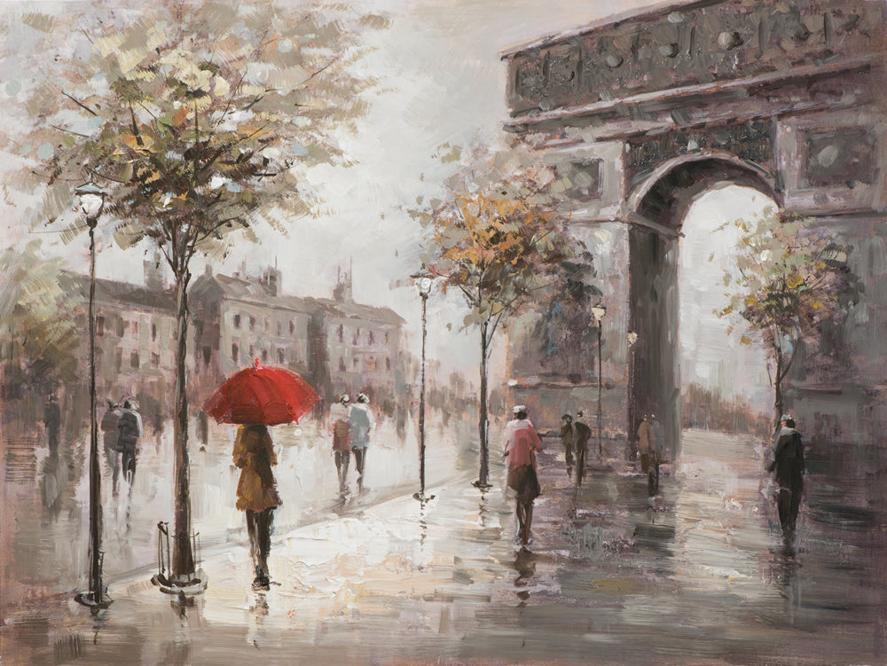 Gemälde Spaziergang in Paris