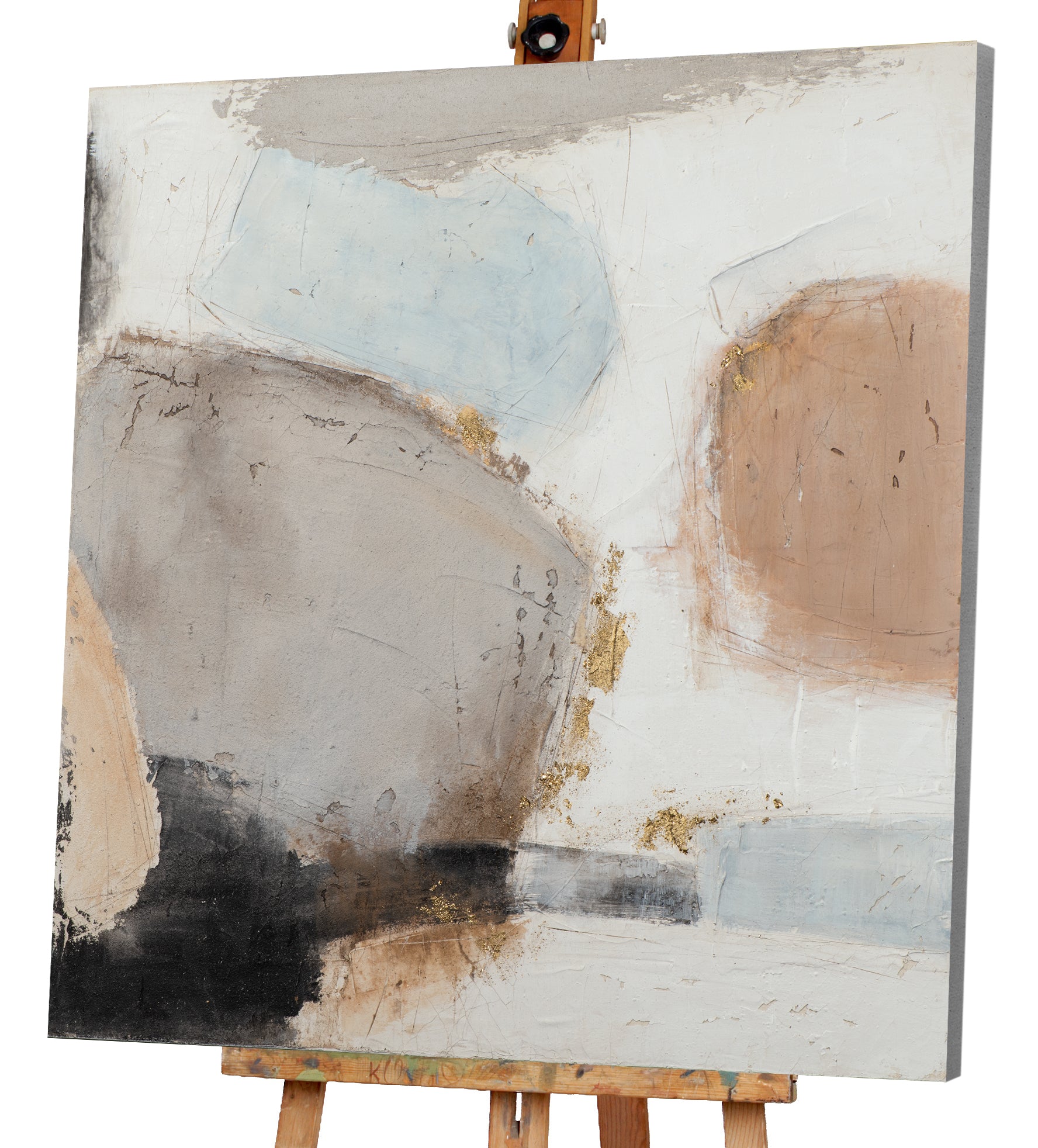 Painting Abstract in Natural Tones