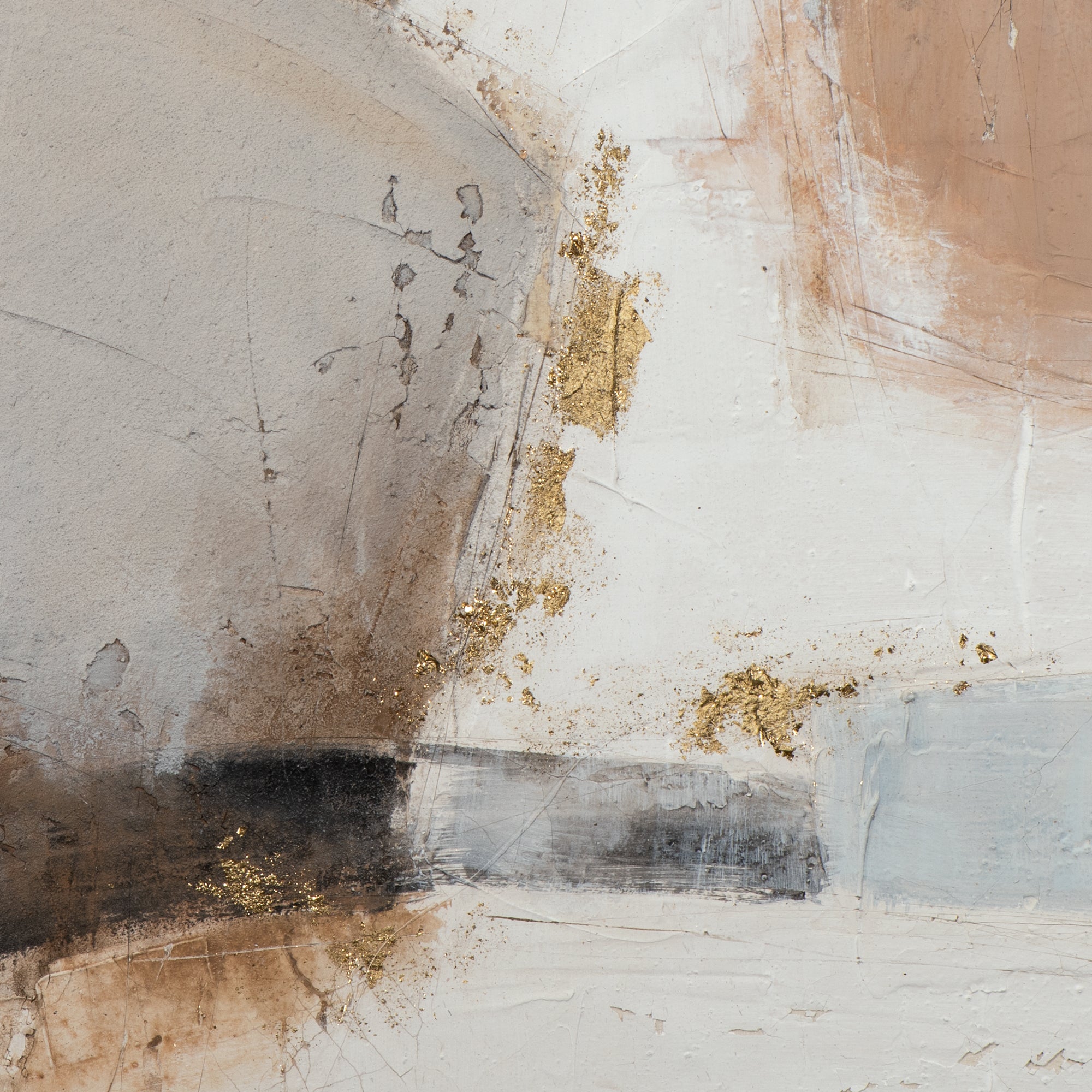 Painting Abstract in Natural Tones