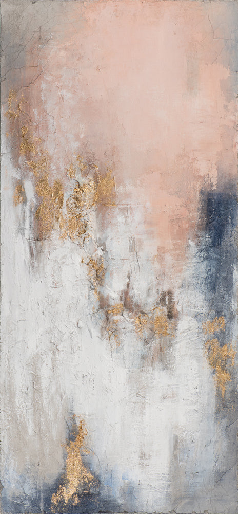 Gemälde Harmonie in Gold und Terracotta
