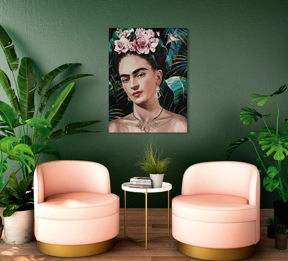Painting Melancholic Beauty with Flowers