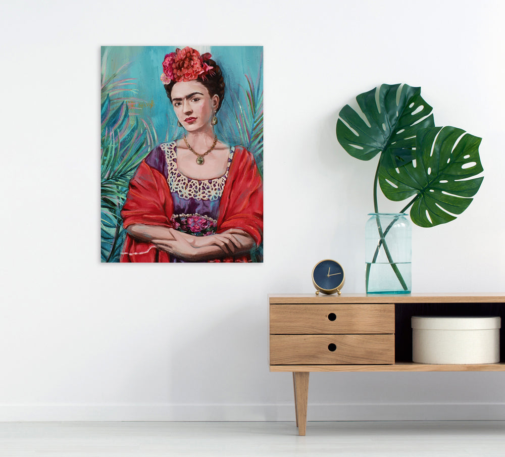 Painting Beauty with Red Cloak