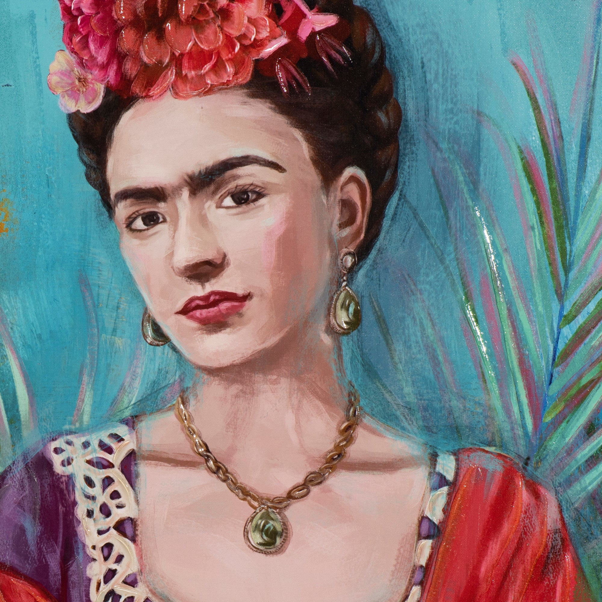 Painting Beauty with Red Cloak