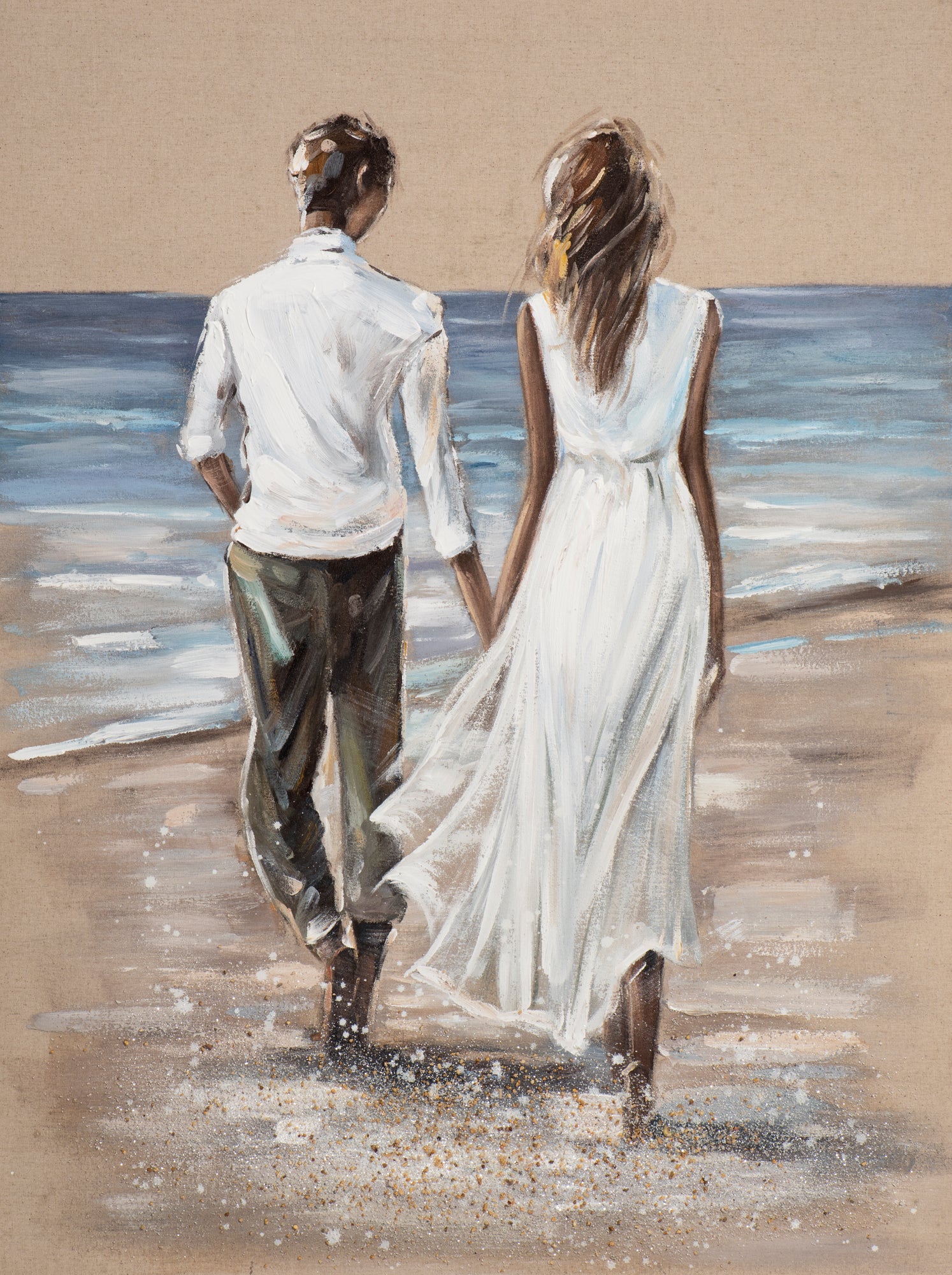 painting In Love on the Beach