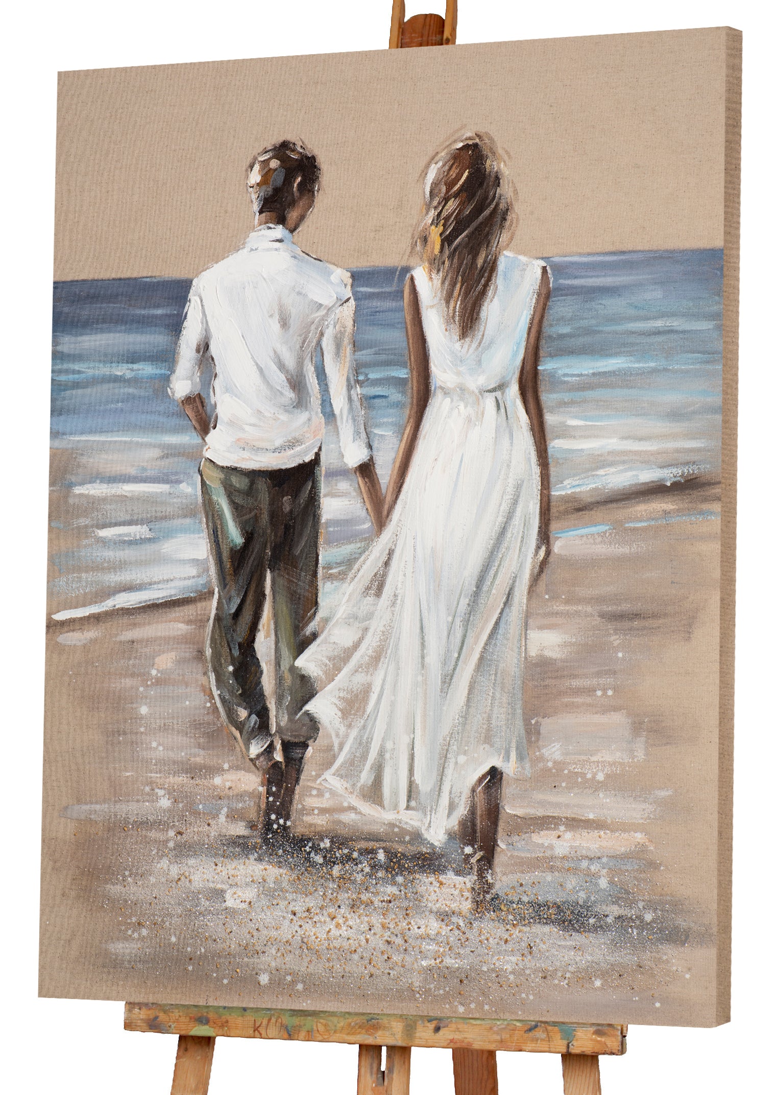painting In Love on the Beach