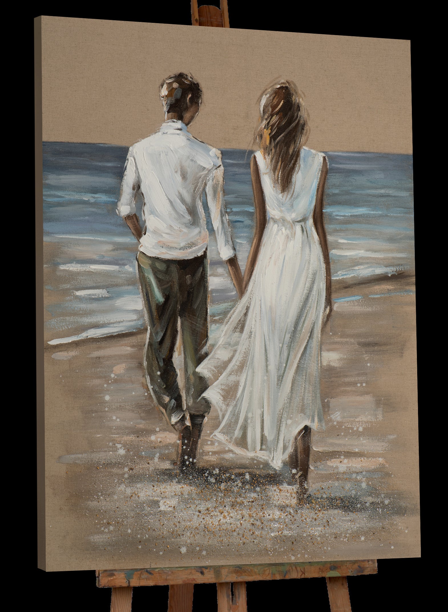 painting In Love on the Beach