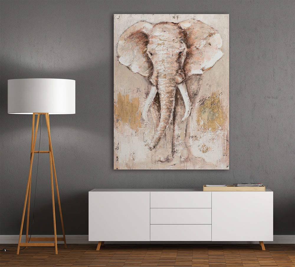 Gemälde Hellbrauner afrikanischer Elefant