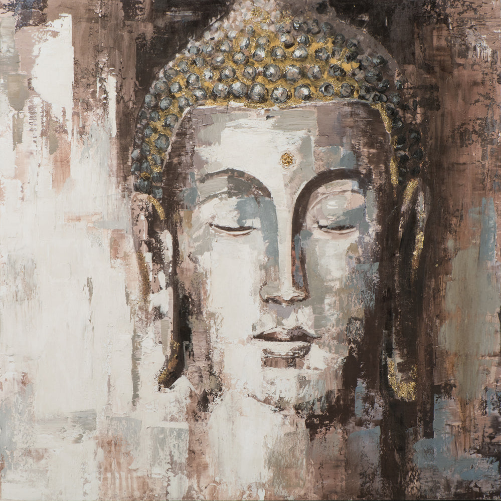 Painting Buddha with a narrow face