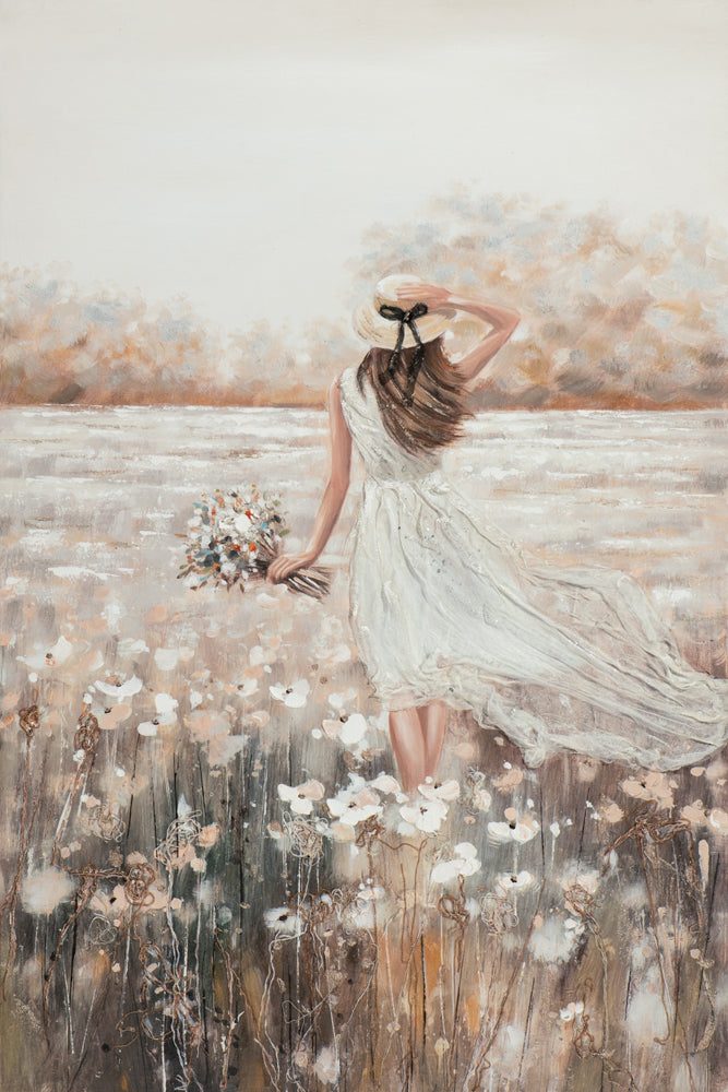 painting Walk in the Sea of ​​Flowers