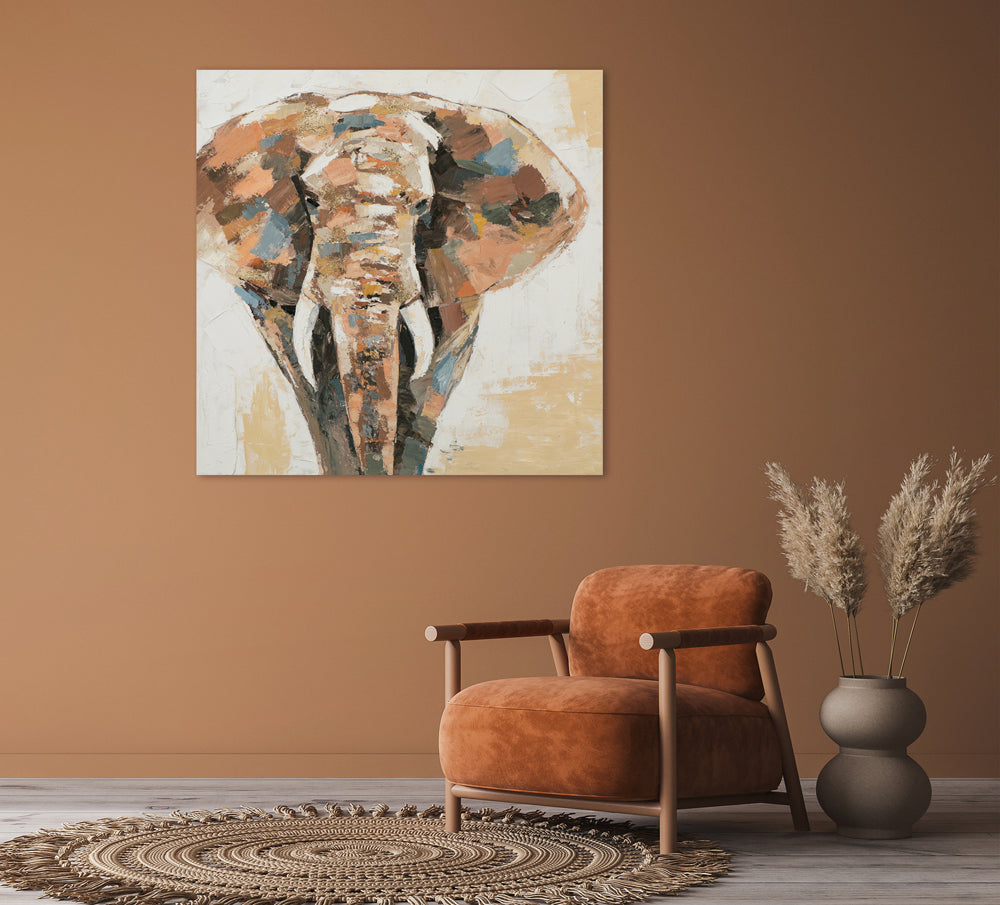 Gemälde Imposanter Elefant