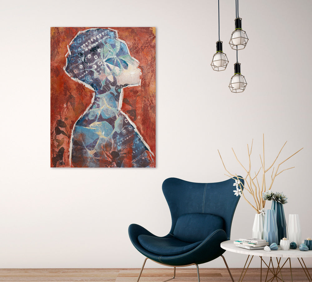 Painting Floral Beauty in Blue