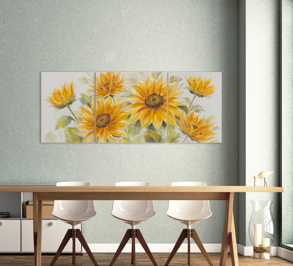 Gemälde Zarte Sonnenblumen