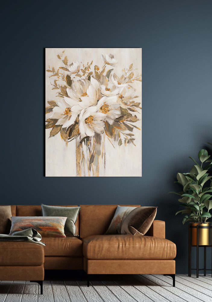painting Golden Flowers