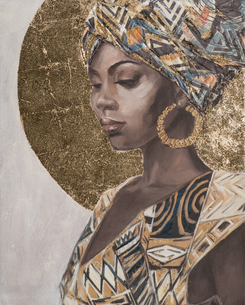 painting Golden Sun Beauty