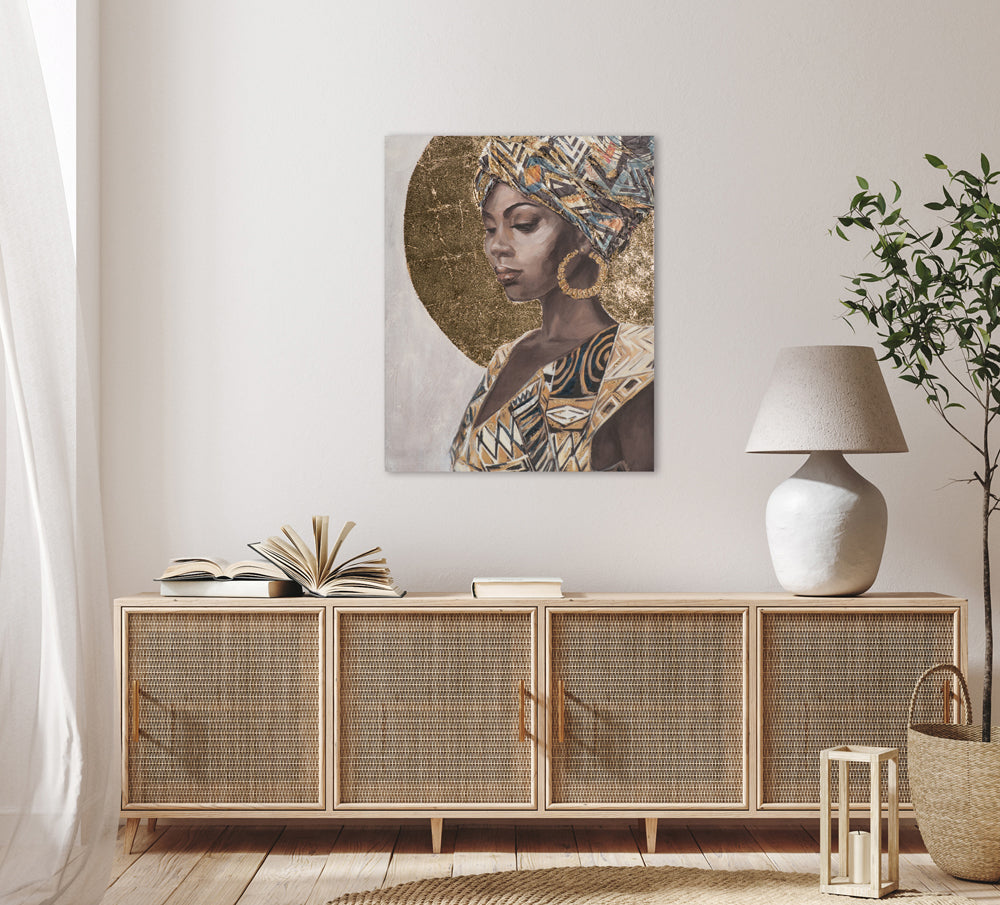 painting Golden Sun Beauty