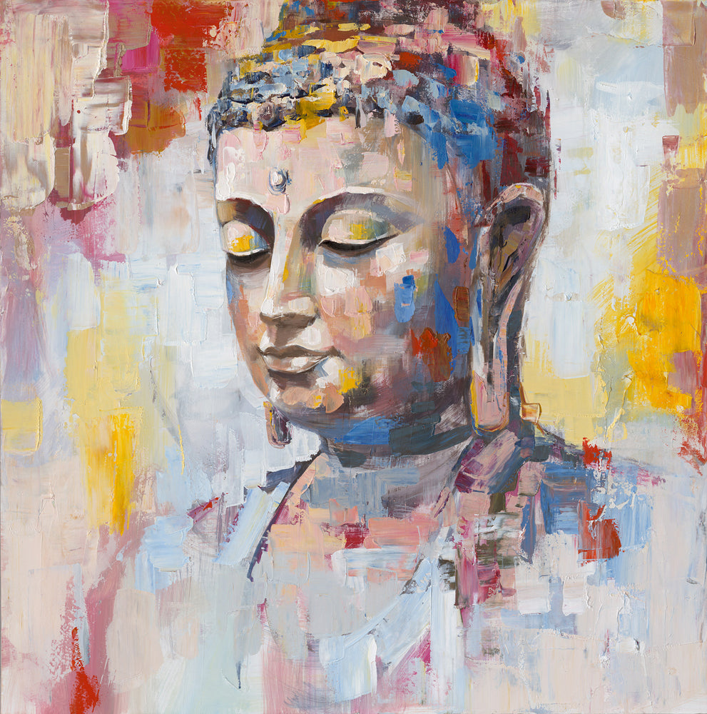 Painting Color Reflection Buddha