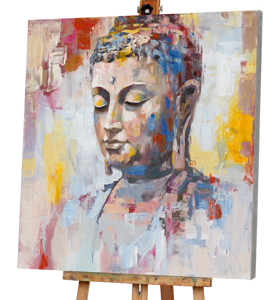 Painting Color Reflection Buddha