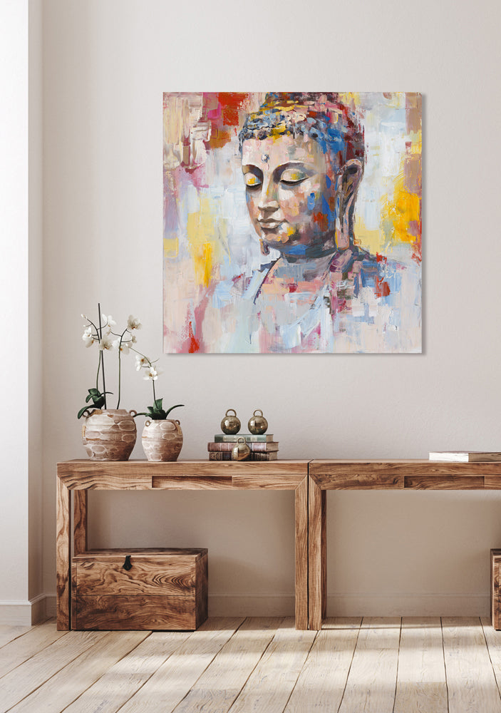 Painting Color Reflection Buddha