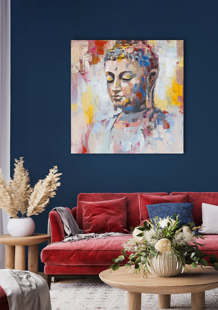 Painting Color Reflection Buddha