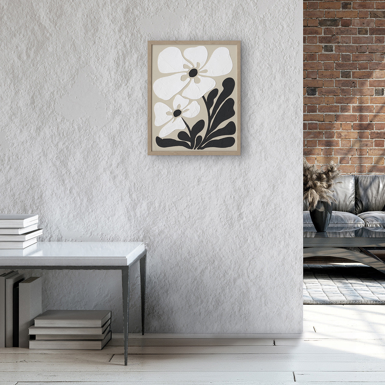 peinture Fleurs Boho