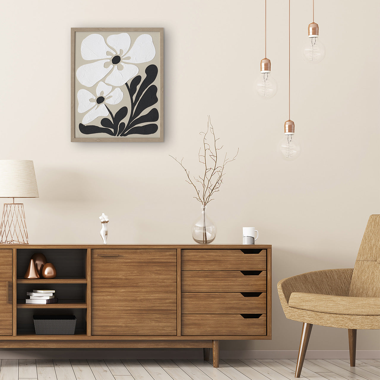 Gemälde Boho Flowers