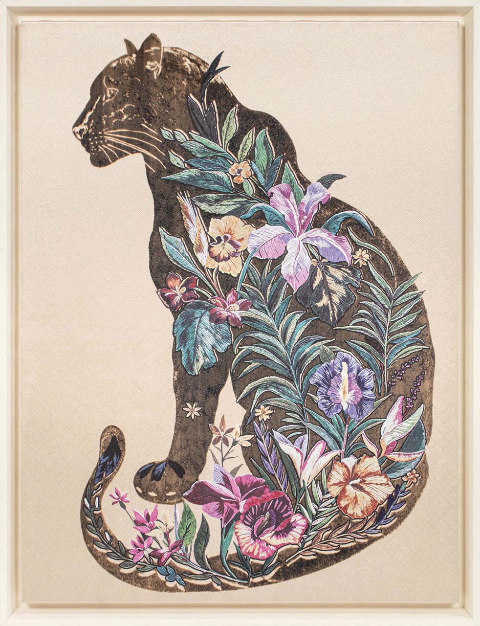 Mural Blossom Panther
