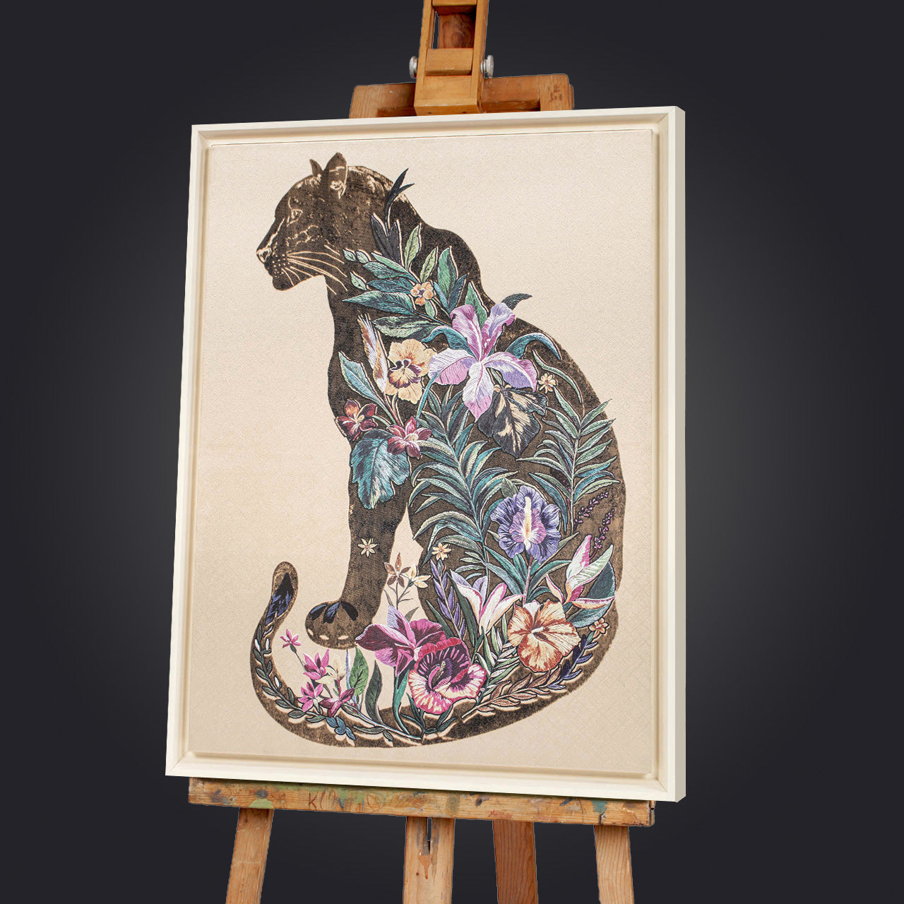 Mural Blossom Panther