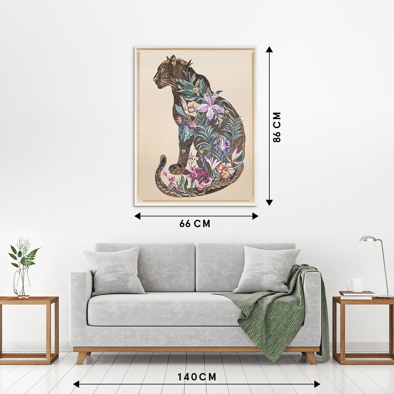 Mural Blossom Panther