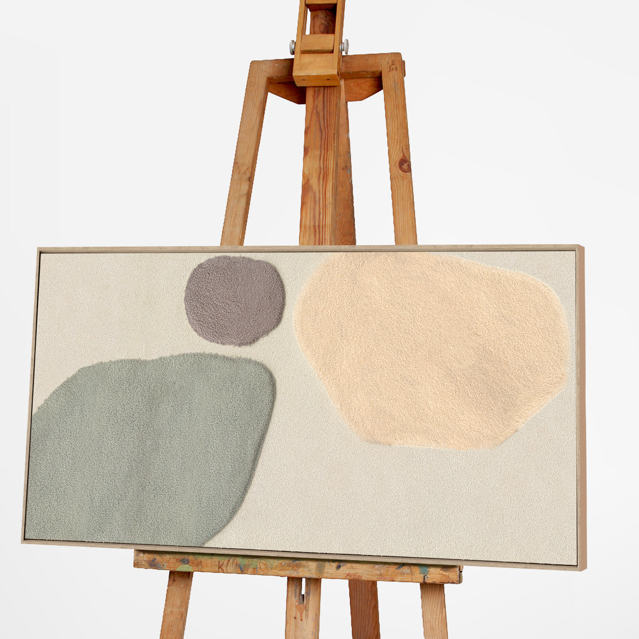 Mural Fluffy Moon Fields jade