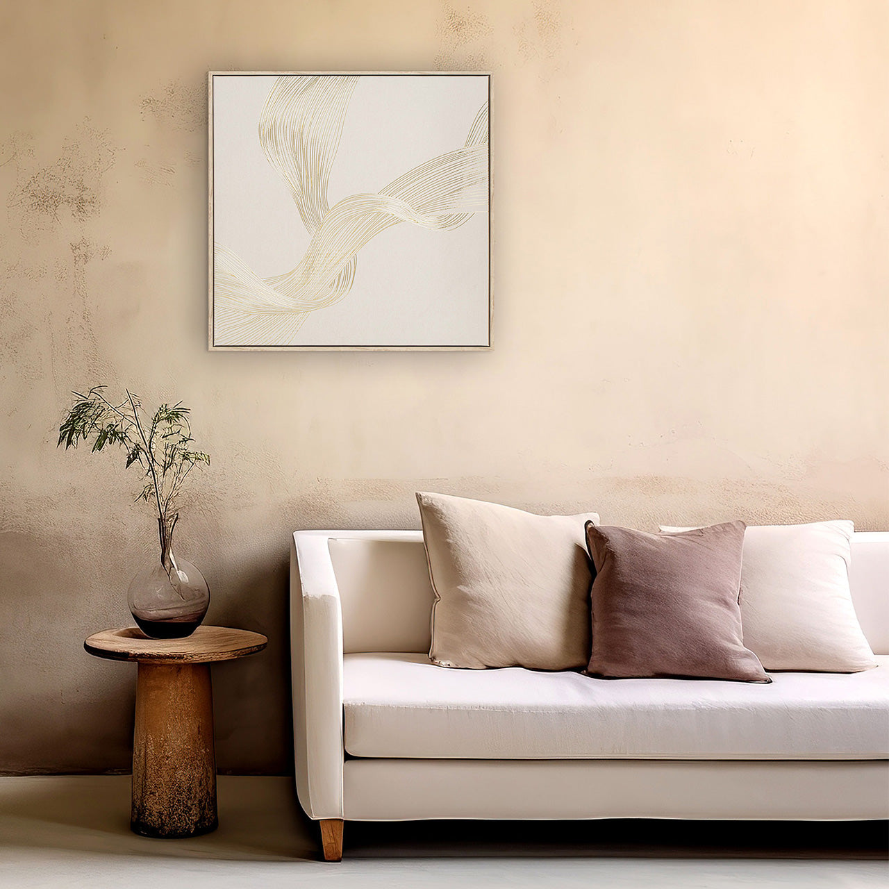 Painting Golden Swirl