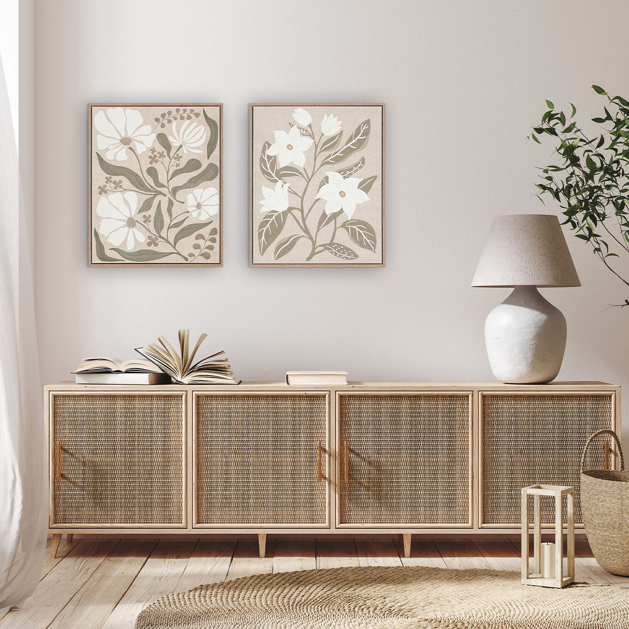 Peinture murale Quiet Blossomity