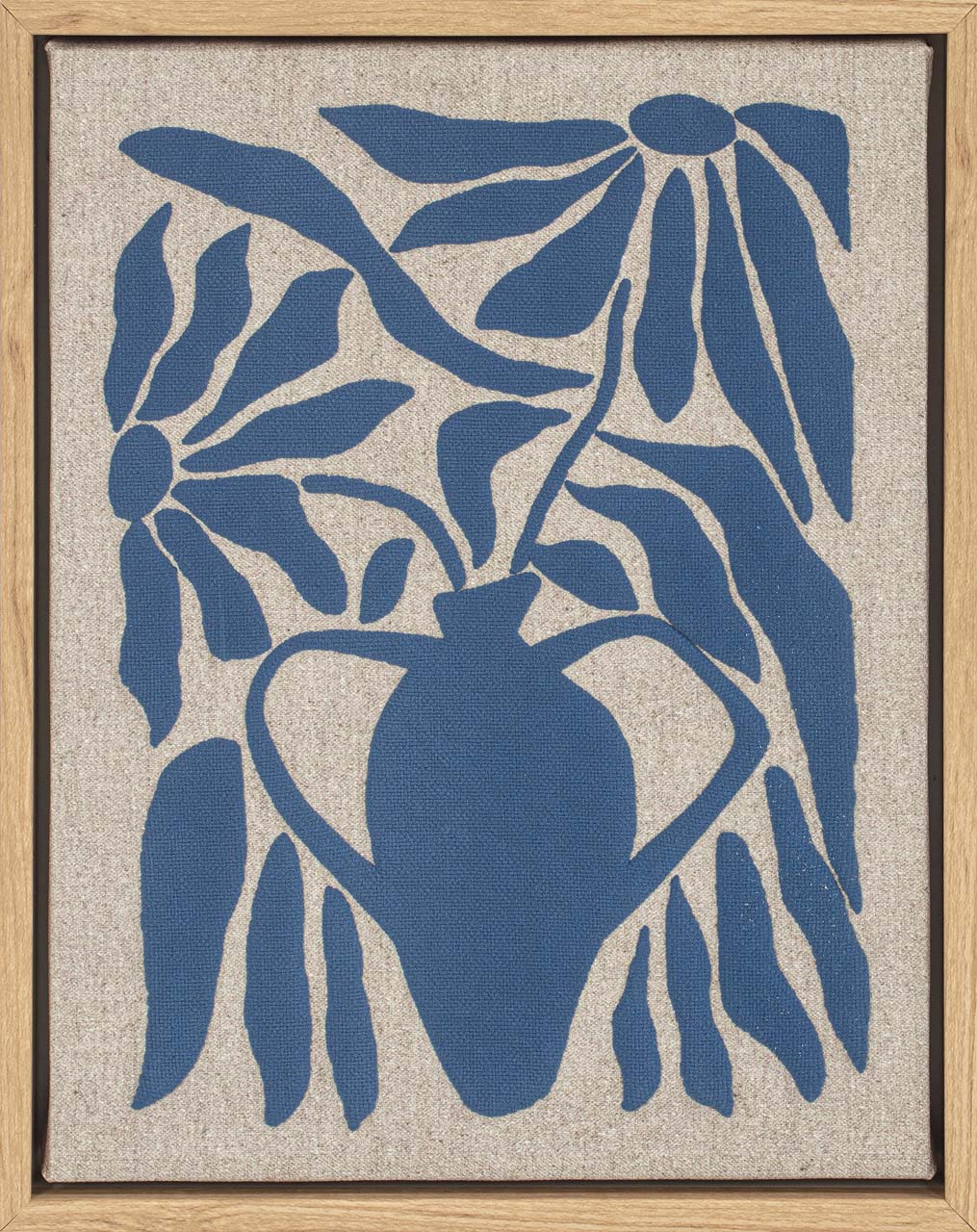 Murale Fleur Bleue Sieste