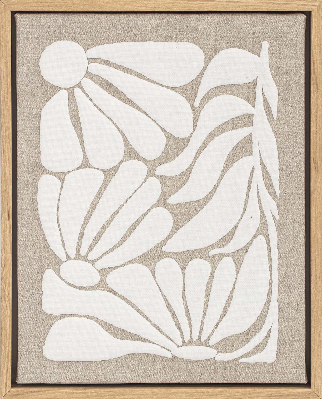 Mural White Flower Nap