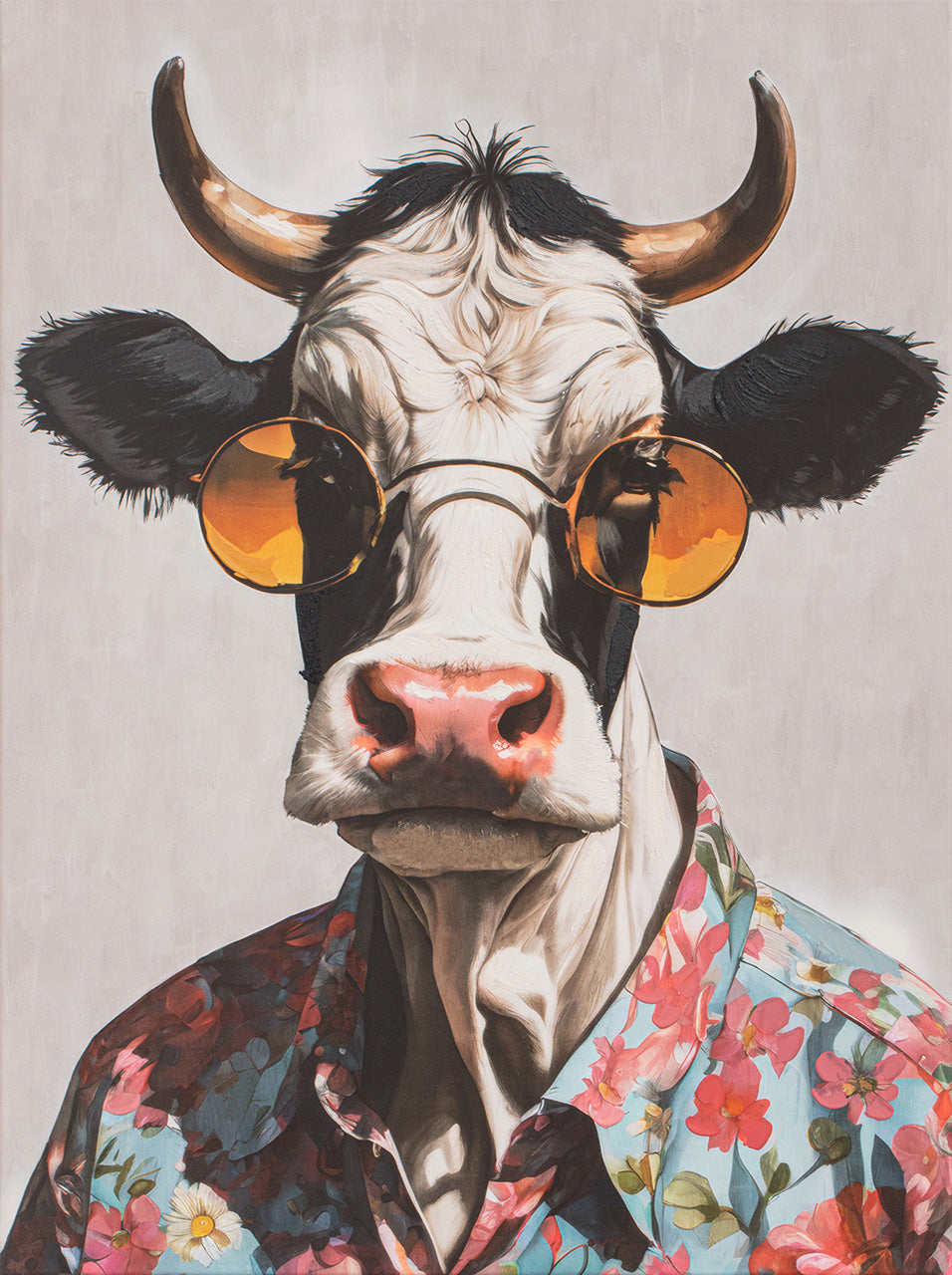 Gemälde Cow Spring Time