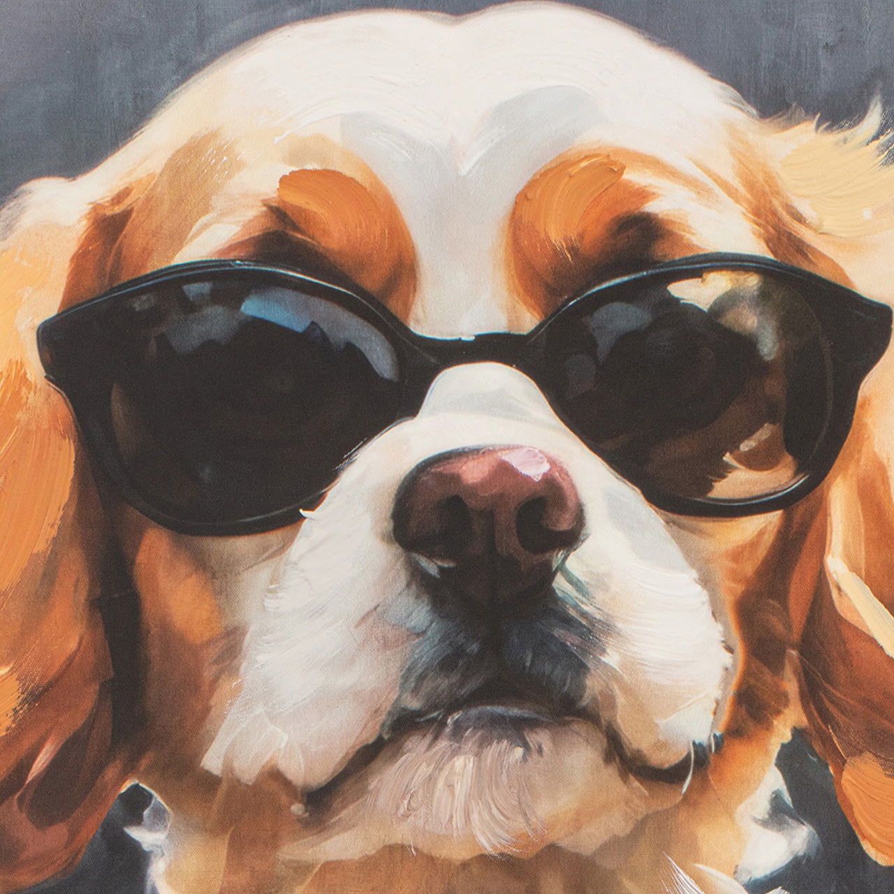 Painting Spring Time Spaniel
