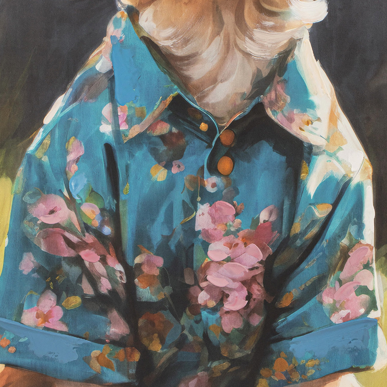 Painting Spring Time Spaniel