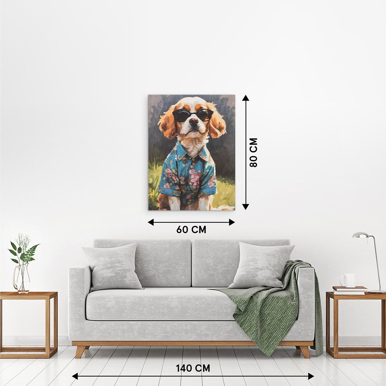 Painting Spring Time Spaniel