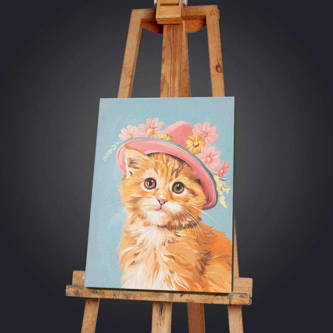 Painting Flower Kitty