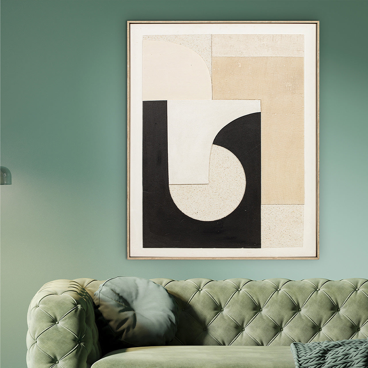 Gemälde Natural Geometric Shapes