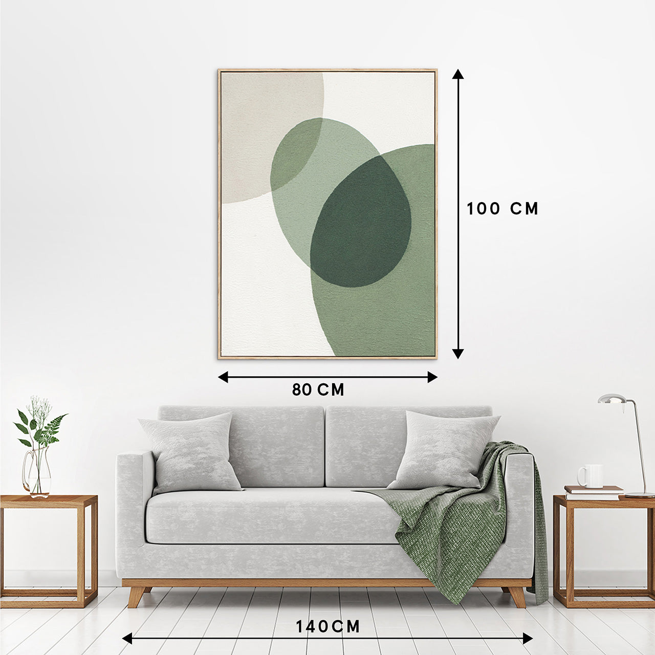 Gemälde Green Dots