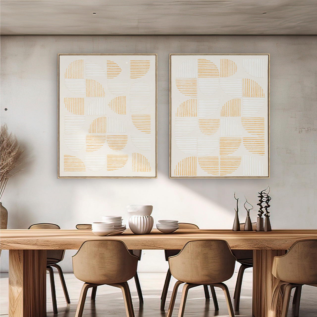 Paintings Half Shapes